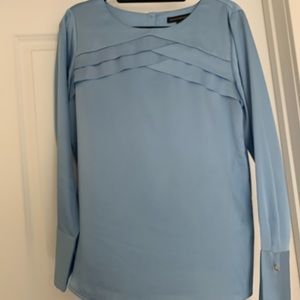 Light blue Banana Republic silk blouse. Size M